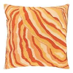 Unique living Kussen Ezra 45x45cm orange flame