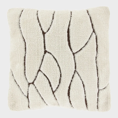 Unique living Kussen lexy 45x45cm rocky brown