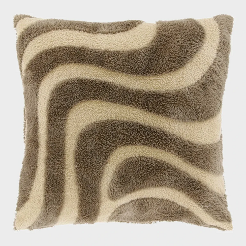 Unique living Kussen maud 50x50cm taupe
