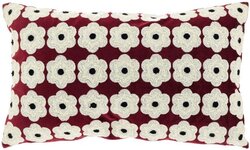 Unique living Kussen mona 50x30cm marsala