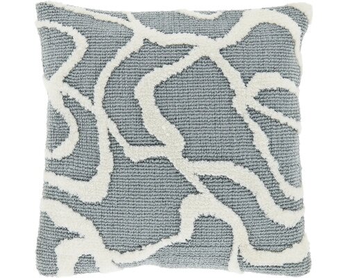 Unique living Kussen nuno 45x45cm beach blue