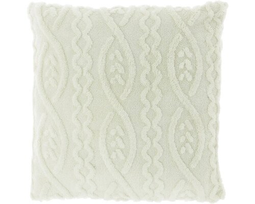 Unique living Kussen pleun 45x45cm dove white