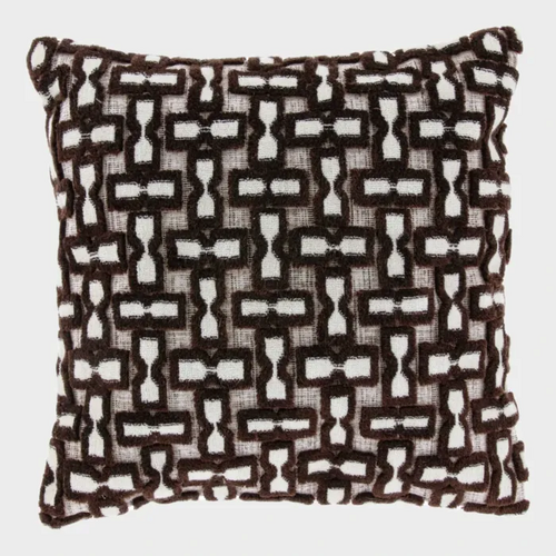 Unique living Kussen selina 45x45cm rocky brown