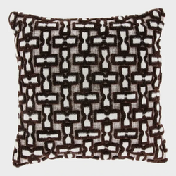 Unique living Kussen selina 45x45cm rocky brown