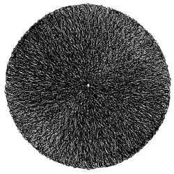 Unique living Placemat ciara d38cm zwart
