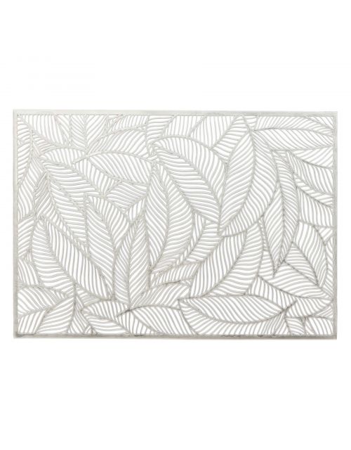 Unique living Placemat nissa l30b45cm zilver