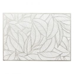 Unique living Placemat nissa l30b45cm zilver