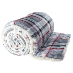 Unique living Plaid larsson l200b150cm grijs - afbeelding 2
