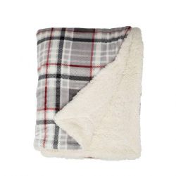 Unique living Plaid larsson l200b150cm grijs