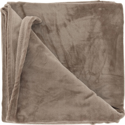 Unique living Plaid oscar 200x150cm taupe