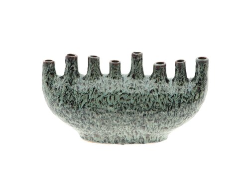 Vaas jade l34b13h20 blauw