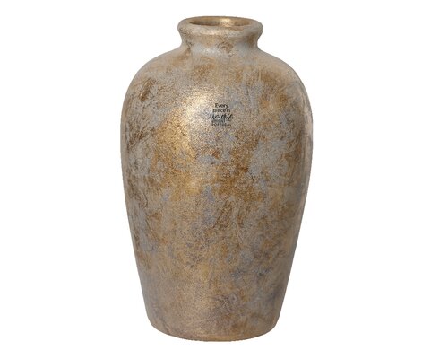 Vaas terracotta d22h40cm koper