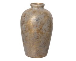 Vaas terracotta d22h40cm koper