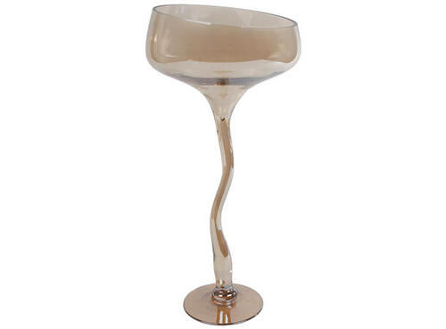 van Manen Bokaal fraukje gls 23x23x50cm creme