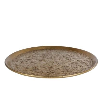 van Manen Dienblad aluminium 45x45x2cm goud