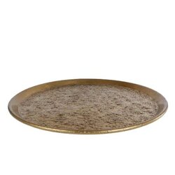 van Manen Dienblad aluminium 45x45x2cm goud