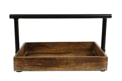 van Manen Etagere mango/metalen l40b26h22cm
