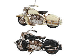 Van Manen Motorfiets 28x10x15cm 2 assorti