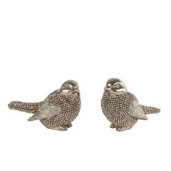 van Manen Sclptr vogeltje polyst 8x5x5cm goud
