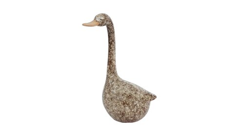 van Manen Sculptuur gans aardew 10x8x19cm