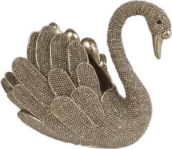 van Manen Sculptuur zwaan 16x8x13cm goud