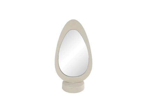 van Manen Spiegel metaal 19x11x35cm beige
