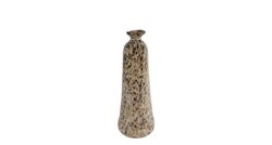 van Manen Vaas aardew 11x11x30cm beige/bruin