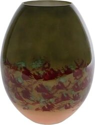 van Manen Vaas kitty d20h25cm groen/rood
