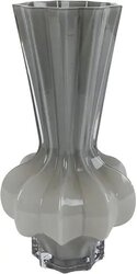 van Manen Vaas solid glas 14x14x27cm grijs