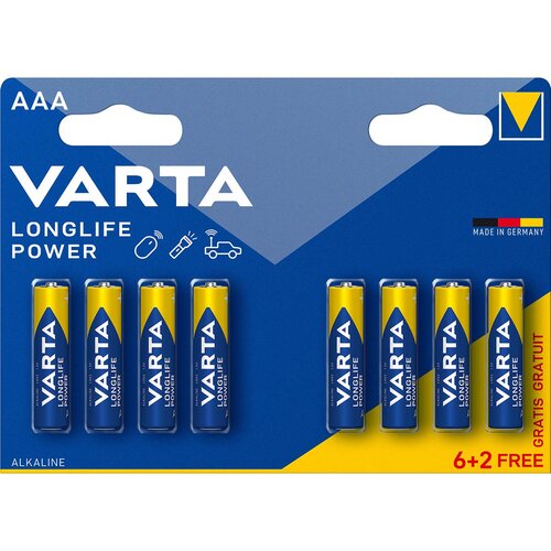 Varta Batterij alkaline aaa blister 8st