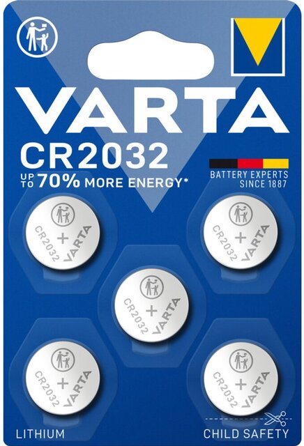 Varta Knoopcel lithium cr2032 5st