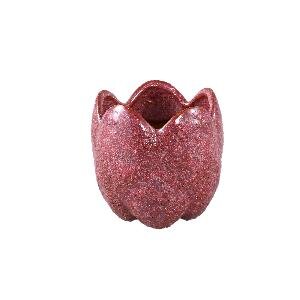 PTMD Varun Pink ceramic pot tulip shaped S