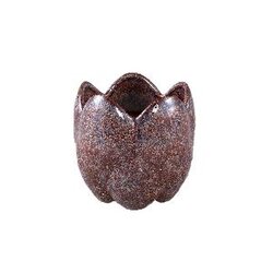 PTMD Varun Purple ceramic pot tulip shaped S