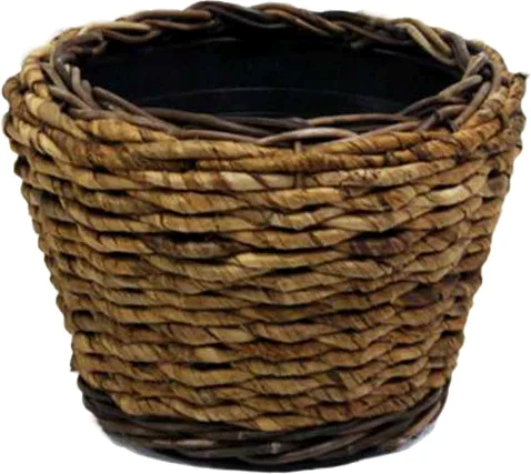 VDL Drypot abaca d33h24cm grijs