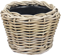 VDL Drypot rotan d20h15cm grijs