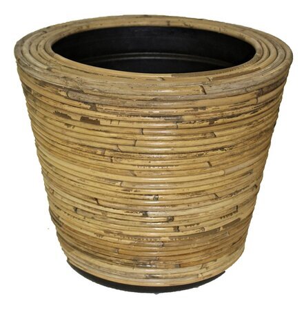 VDL Drypot rotan streep d27h20cm grijs