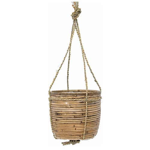 VDL Hangpot streep d20h19cm grijs