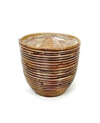 VDL Pot rotan streep d20h19cm brions