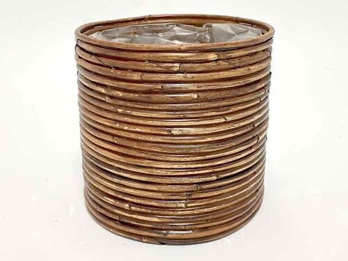 VDL Pot streep d20h20cm brons
