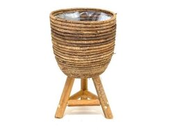 VDL Pot twijg op poten d20h33cm bruin