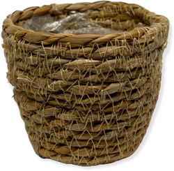 VDL Pot zeegras d10h9cm bruin