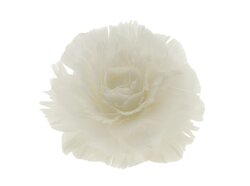 Veer rose clip d11h8cm wit