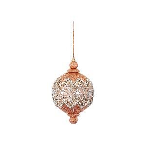 PTMD Vinea Peach polyester ball hanger with stones