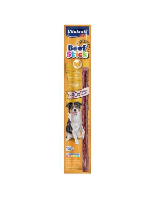 Vitakraft Beef-stick kalkoen 12g