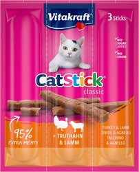 Vitakraft Cat-stick mini kalkoen&lam 3st
