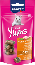 Vitakraft Cat yums kip&kattengras 40g