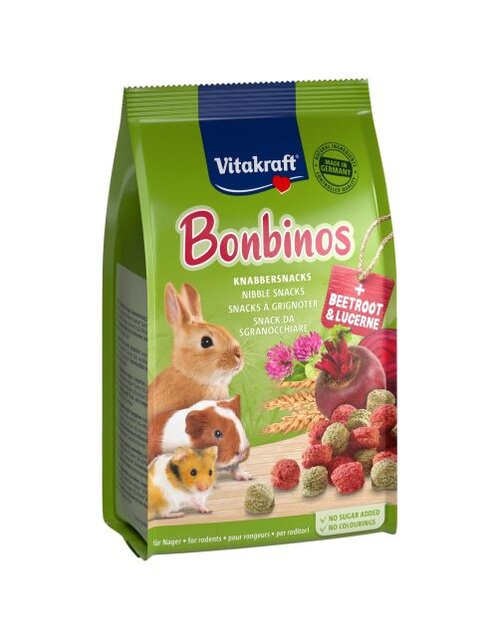 Vitakraft Knaagd. bonbinos rode biet/alfalfa