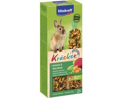 Vitakraft Kracker groente dwergkonijn 2in1