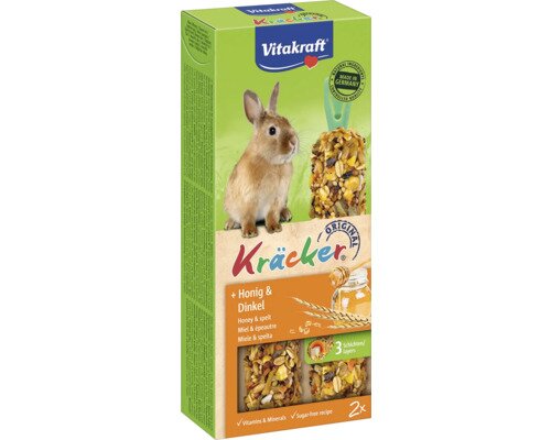 Vitakraft Kracker honing dwergkonijn 2in1