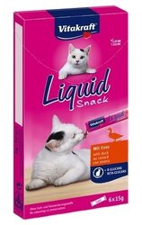 Vitakraft Liquid snack eend&b-glucaan 6st
